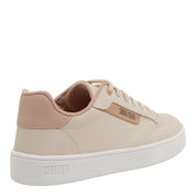 Tênis Santa Lolla Off White Detalhes Rosa