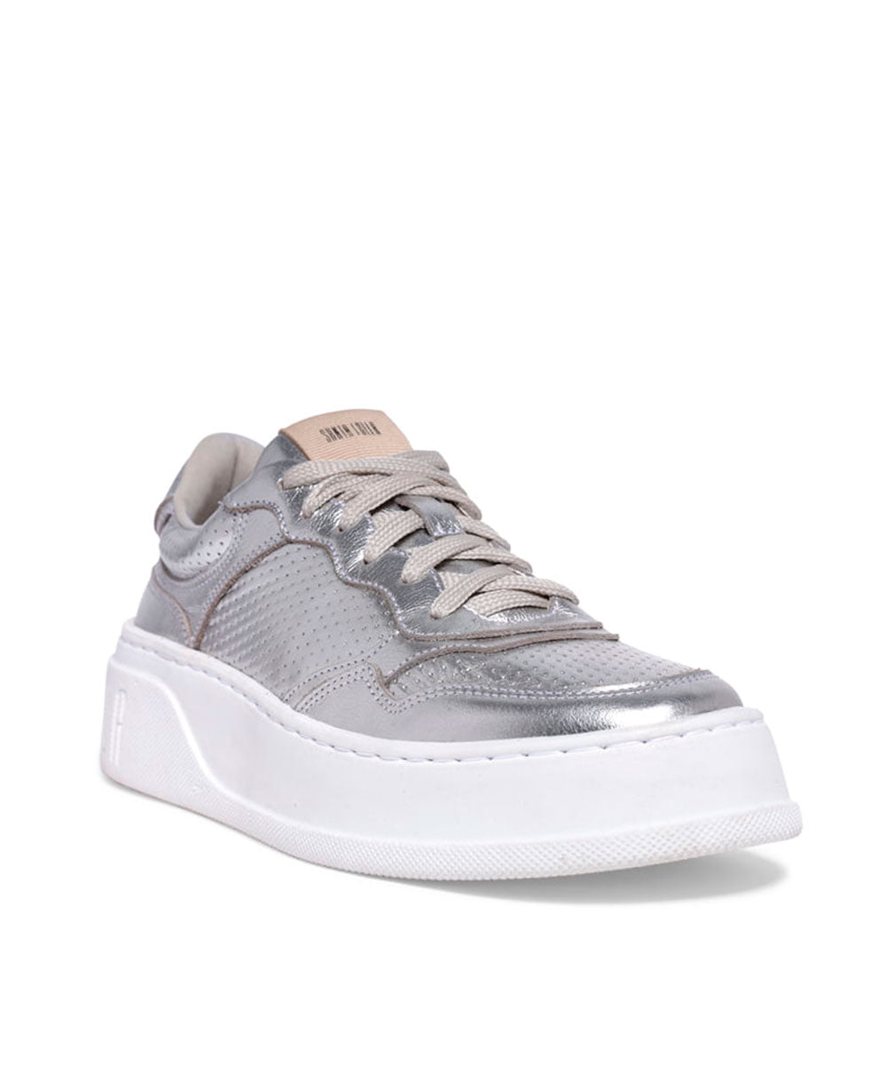 Tênis Santa Lolla Prata Metalizado