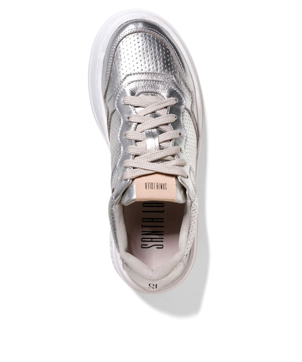 Tênis Santa Lolla Prata Metalizado