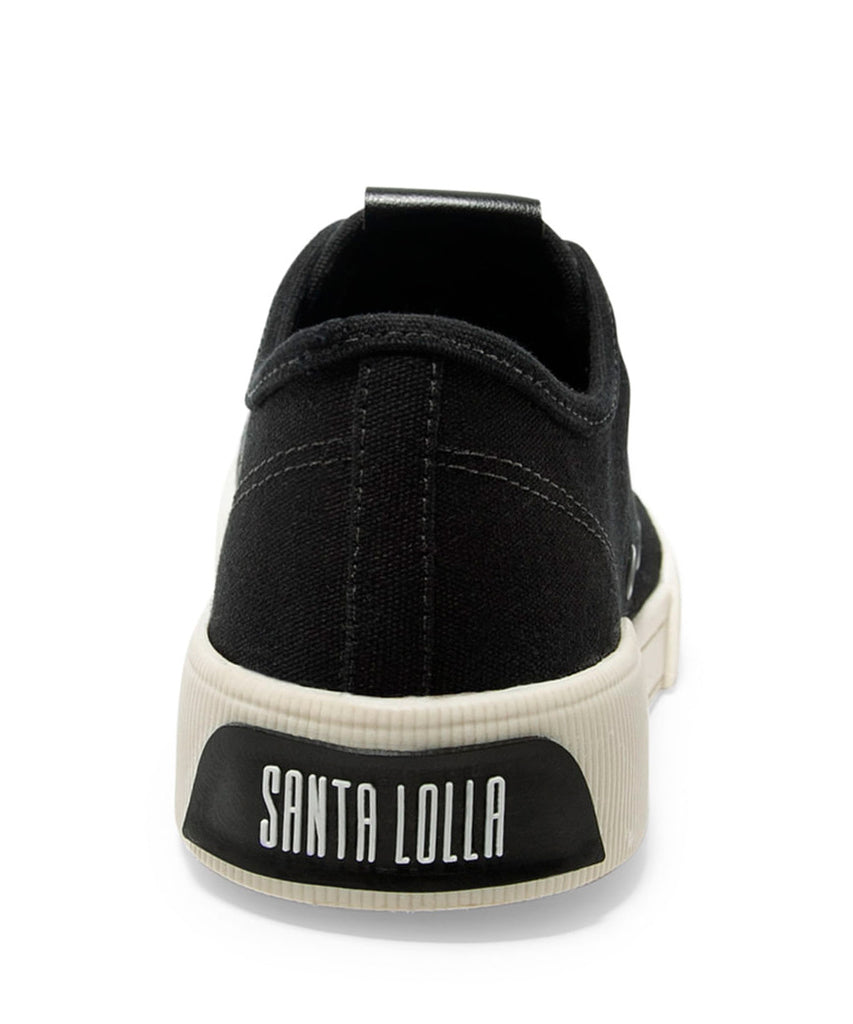 Tênis Santa Lolla Preto Lona Elástico