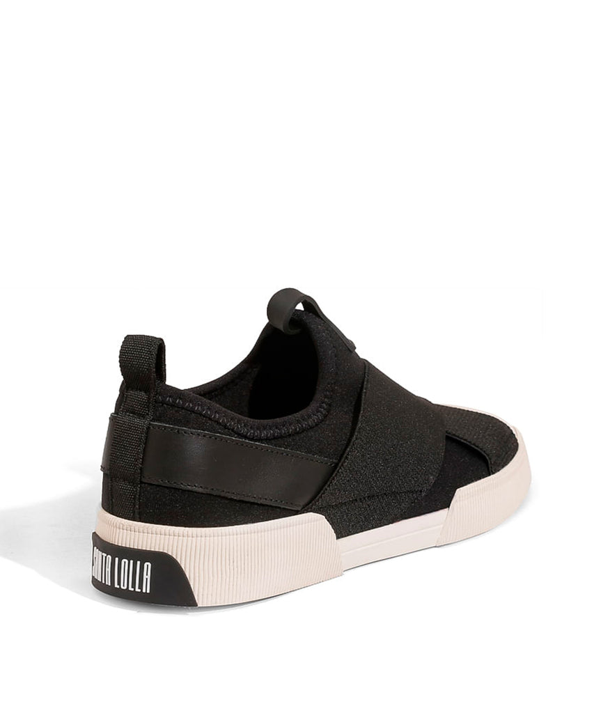 Tênis Santa Lolla Preto Neoprene Faixa