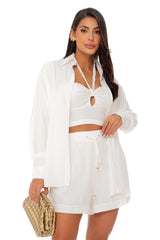 Top Cropped Alças Trançadas Frysaide