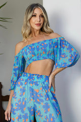 Top Cropped Estampado Frysaide
