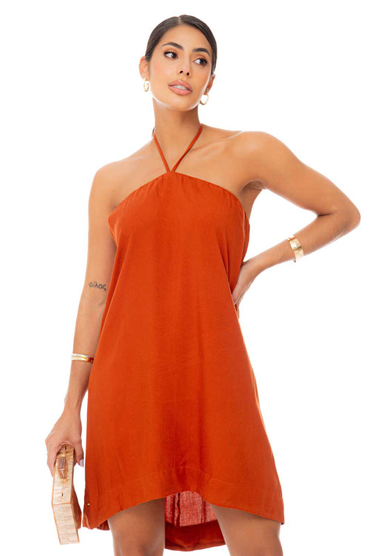 Vestido Curto Avelã Frysaide