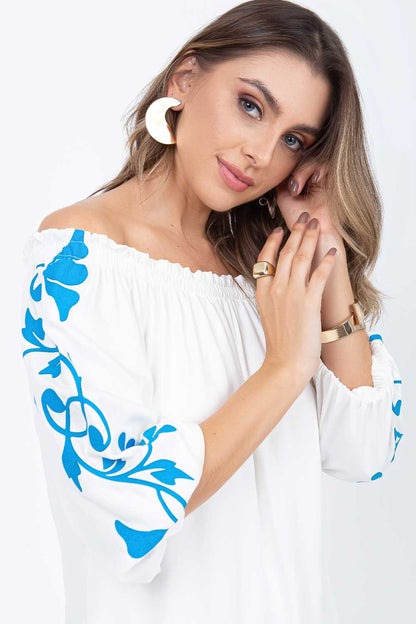 Vestido Curto Pach Off White Frysaide