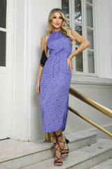 Vestido Laisie Bolsos Azul Frysaide