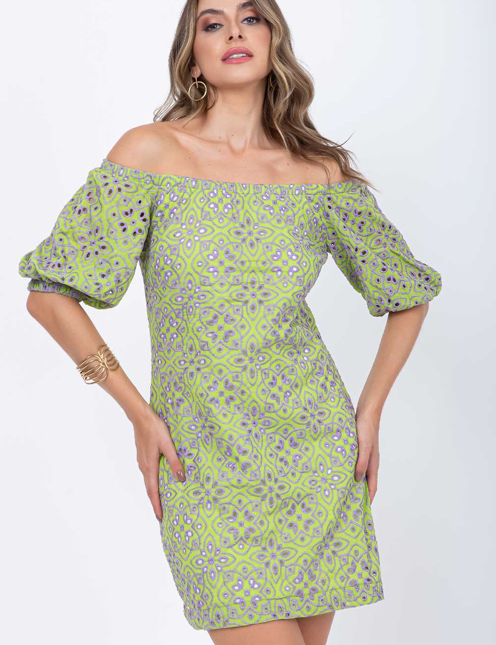 Vestido Lese Verde Frysaide